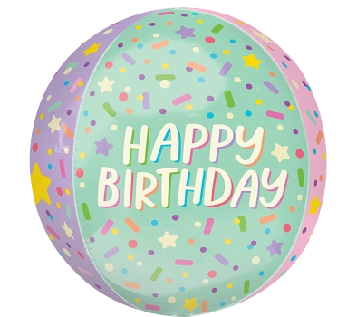 Anagram 15" Ice Cream Birthday Balloon Orbz